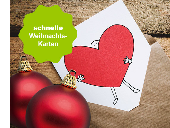 schnelle Weihnachstakarten