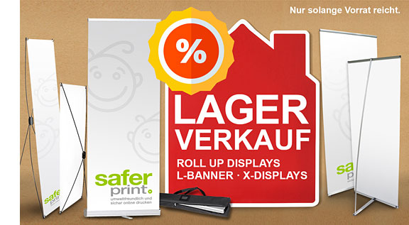 Lagerverkauf Displays