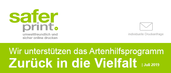 Newsletter Juli 2019 / Wir unterstützen das Artenhilfsprogramm
Zurück in die Vielfalt