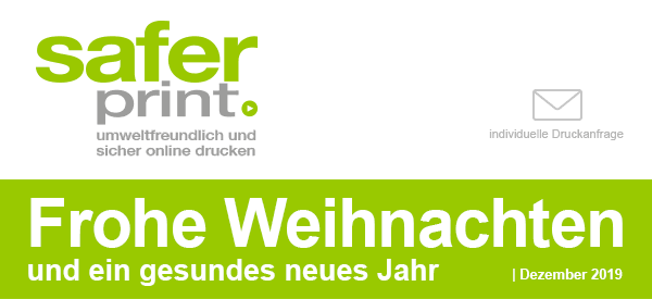 Newsletter Dezember 2019 / Frohe Weihnachten und ein gesundes neues Jahr