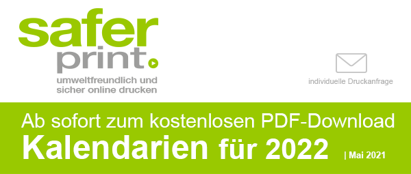 Newsletter Mail 2021 / Ab sofort zum kostenlosen PDF-Download / Kalendarien für 2022