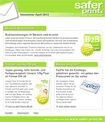 Newsletter von April 2013