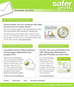 Newsletter von Juli 2013