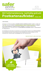 Newsletter von Oktober 2019