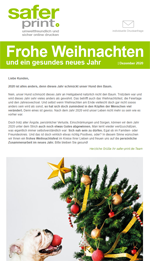 Newsletter von Dezember 2020